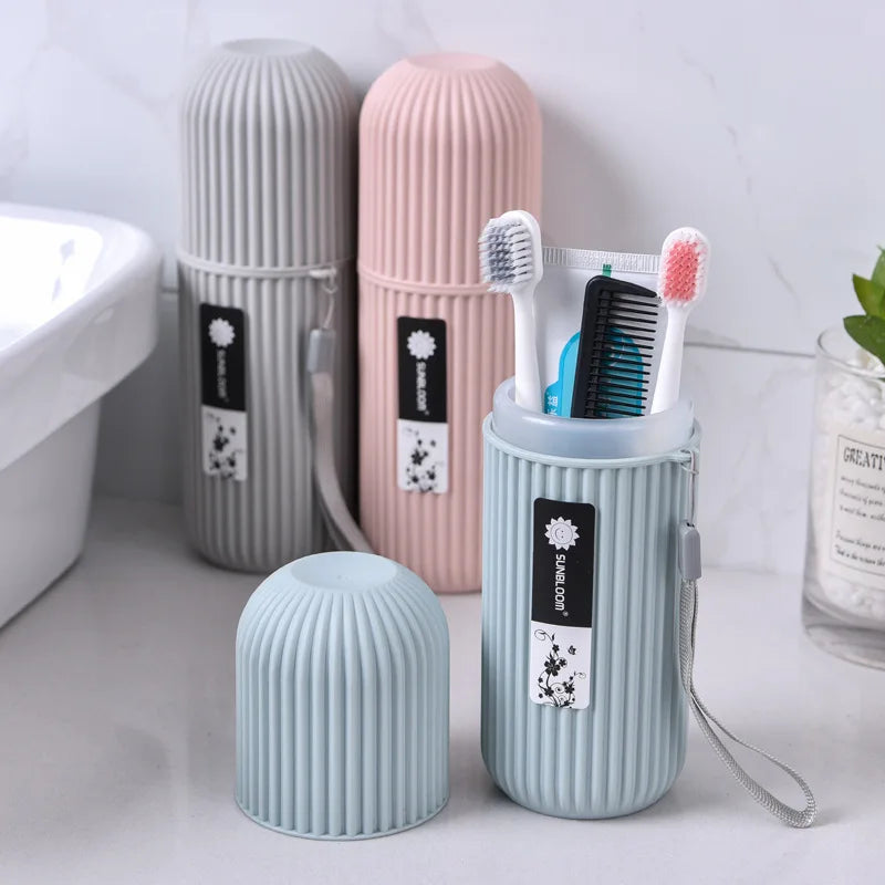 Portable Toothpaste Toothbrush Holder Case