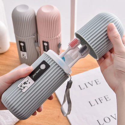 Portable Toothpaste Toothbrush Holder Case